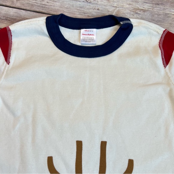 Hanna Andersson Reindeer Holiday Pajamas 160cm - Picture 3 of 9